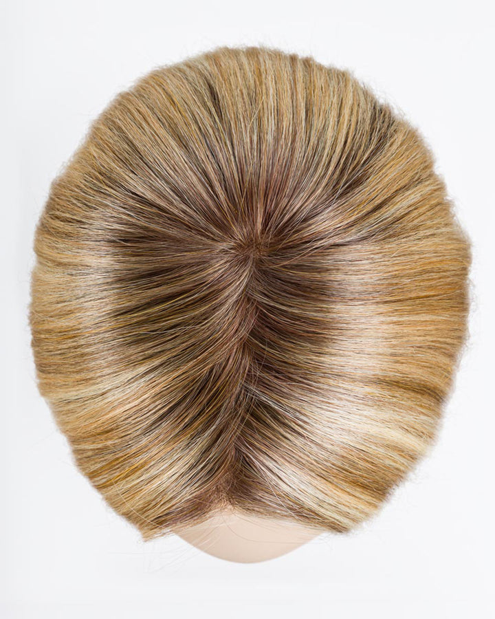 Sandy Blonde Rooted 16.20.22 | Medium Blonde And Light Strawberry Blonde With Light Neutral Blonde Blend And Shaded Roots