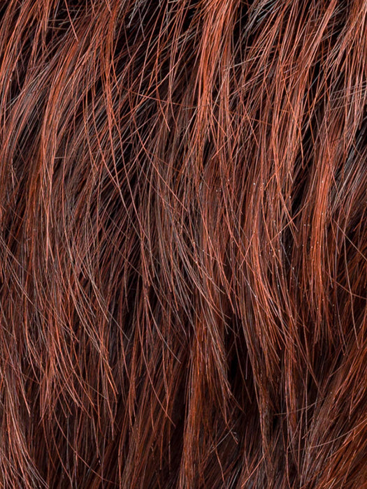 Auburn Rooted 133.132.4 | Red Violet, Granat Red And Darkest Brown Blend With Shaded Roots
