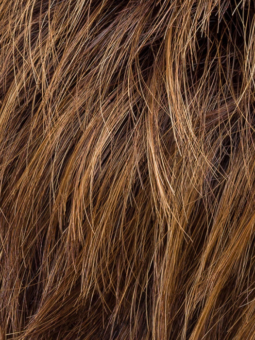 Chocolate Rooted 830.27.33 | Medium Brown, Light Auburn, Dark Strawberry Blonde, And Dark Auburn Blend With Shaded Roots