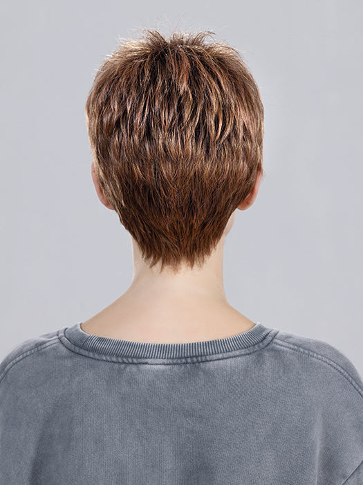 Rosewood Rooted | Medium Brown, Caramel, And Rose Gold Blend With Shaded Roots