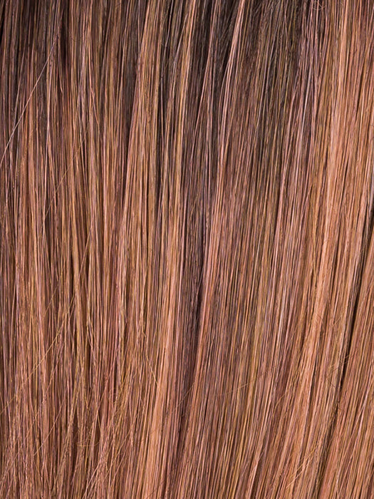 Rosewood Tipped | Medium Brown, Caramel, And Rose Gold Blend With Lighter Tipped Ends