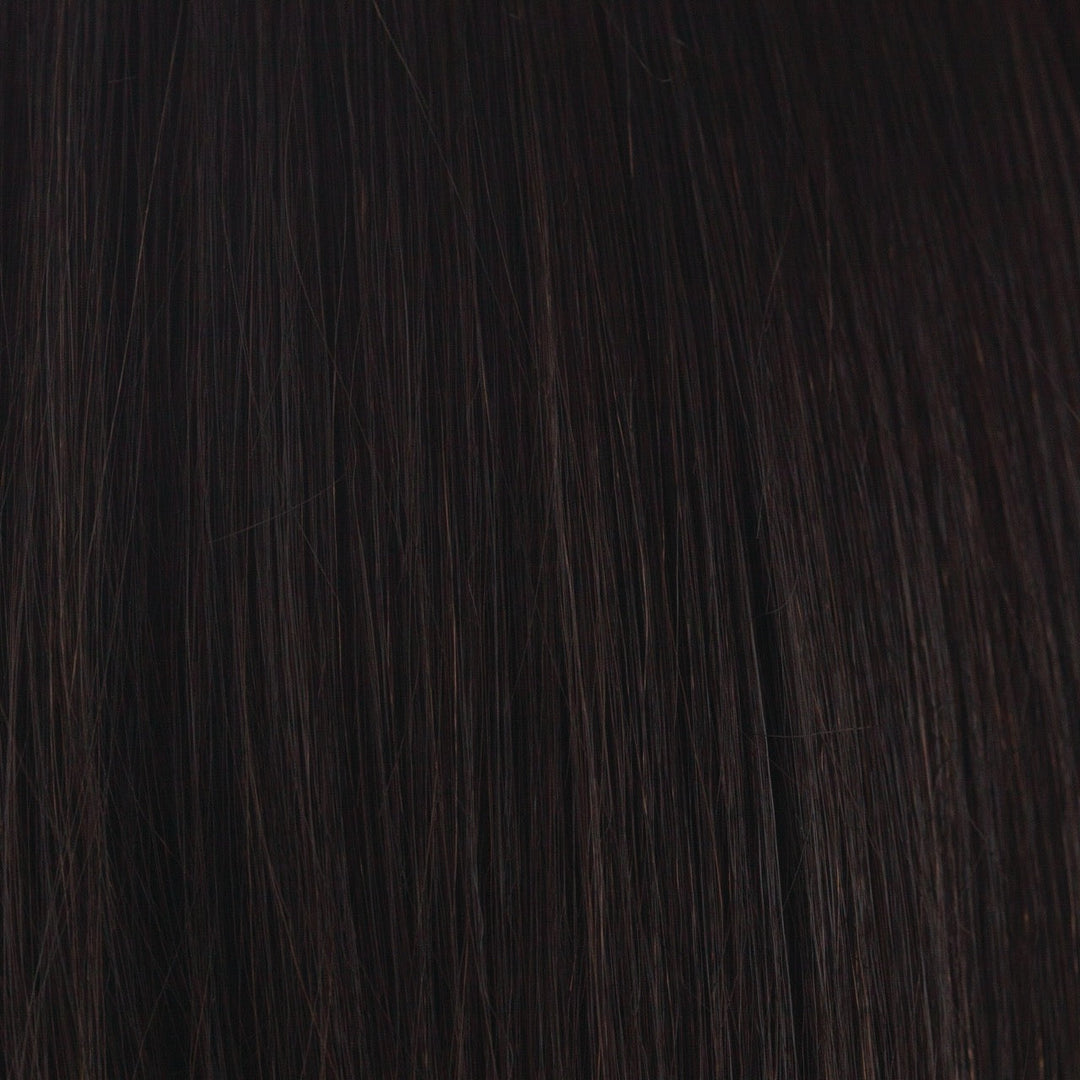 Coffee Noir | A dark brown espresso toned shade, with a cool rich tone.