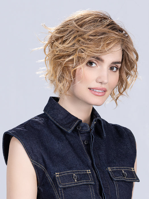 Toffee Blonde Rooted 27.31.20 | Dark Strawberry Blonde With Light Reddish Auburn And Light Strawberry Blonde Blend With Shaded Roots