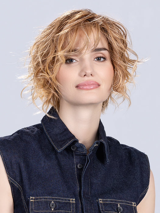 Toffee Blonde Rooted 27.31.20 | Dark Strawberry Blonde With Light Reddish Auburn And Light Strawberry Blonde Blend With Shaded Roots