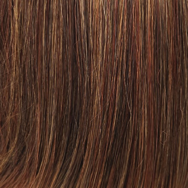 COPPER SUNSET 6/10 RT6 | Chestnut Brown with Vibrant Copper Red Highlights / Subtle Auburn Tipped Ends