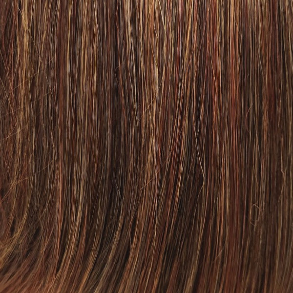 COPPER SUNSET | 6/10 RT6 | Chestnut Brown with Vibrant Copper Red Highlights / Subtle Auburn Tipped Ends