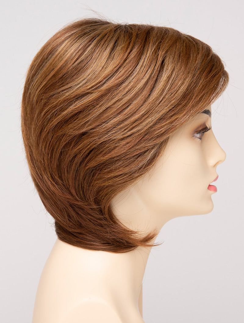 Golden Nutmeg | 27/26/23 R8 | 3-Tone blend of a Cinnamon Brown Base, Chocolate, Brown Roots, and Golden Blonde highlights