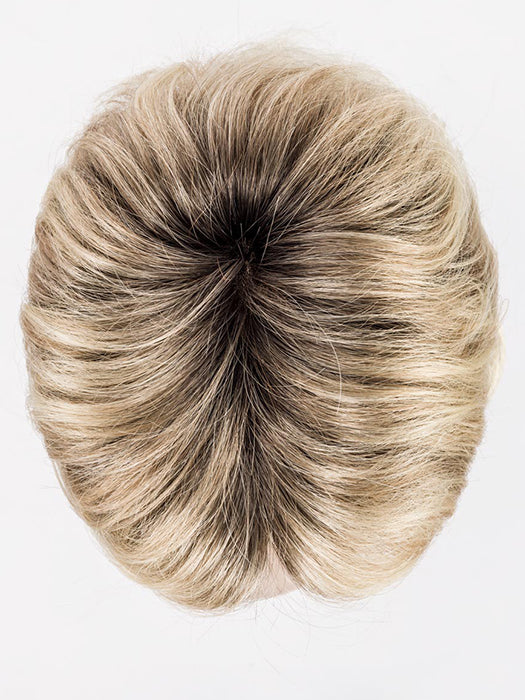 Sandy Blonde Rooted 16.22.14 | Medium Blonde And Light Neutral Blonde With Medium Ash Blonde Blend And Shaded Roots