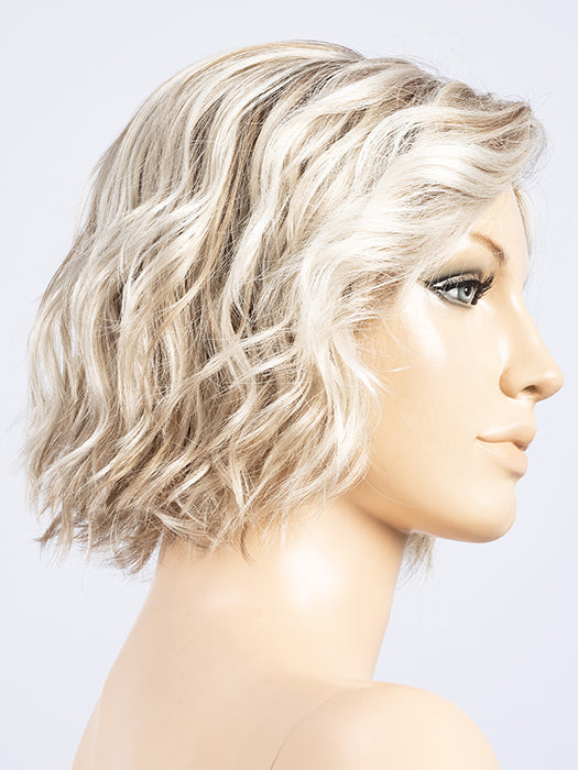 Light Champagne Rooted 23.1001.14 | Light Beige Blonde, Medium Honey Blonde, and Platinum Blonde blend with Dark Roots