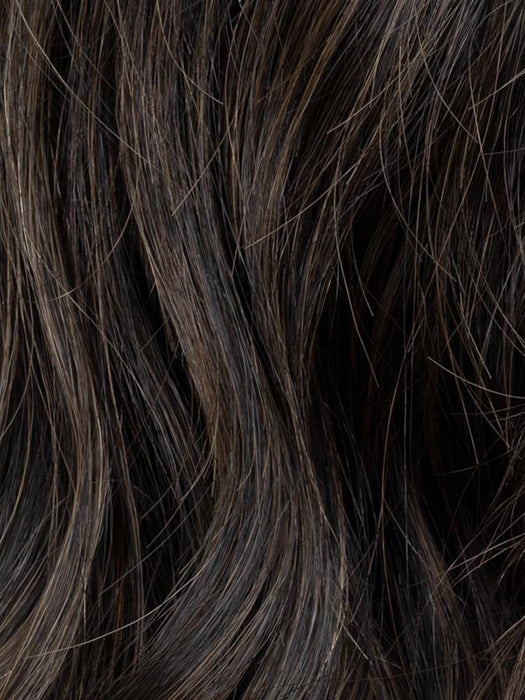 Coffee Brown Rooted 6.8.4 | Dark Brown And Medium Brown With Darkest Brown Blend And Shaded Roots