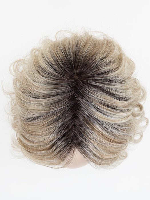 Pearl Blonde Rooted 101.20.25 | Pearl Platinum Blended With Light Strawberry Blonde And Lightest Golden Blonde With Shaded Roots