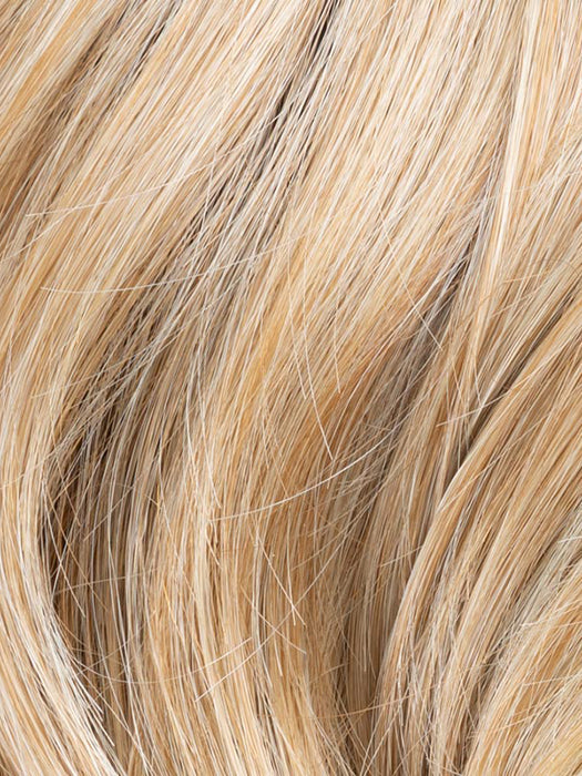 Sahara Beige Rooted 26.20.25 | Light Golden Blonde, Light Strawberry Blonde, And Lightest Golden Blonde Blend With Shaded Roots