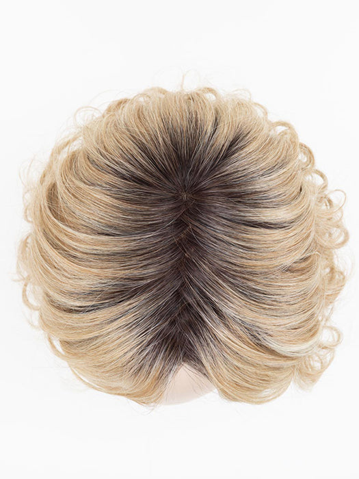 Sahara Beige Rooted 26.20.25 | Light Golden Blonde, Light Strawberry Blonde, And Lightest Golden Blonde Blend With Shaded Roots