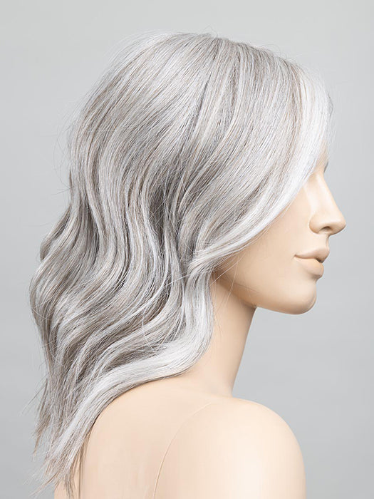 Snow Mix 60.56.58 | Pearl White And Light Ash Blonde With Shaded Roots