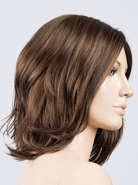 Chocolate Rooted 830.6 | Medium Brown Blended with Light Auburn, and Dark Brown blends with Shaded Roots