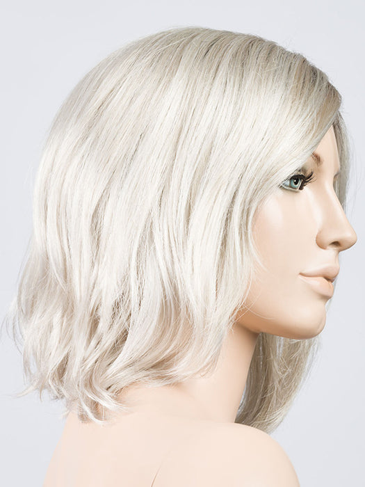 Silver Blonde Rooted 60.23 | Pearl White and Lightest Pale Blonde Blend with Shaded Roots