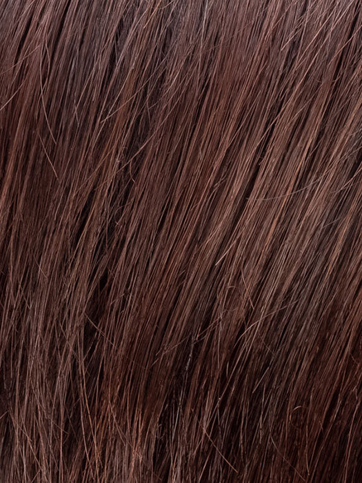 Dark Chocolate Rooted 4.33 | Darkest Brown Blended with Dark Auburn and Shaded Roots