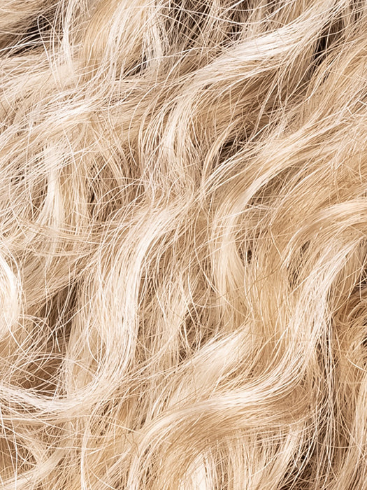 Champagne Rooted 23.26.25 | Light Beige Blonde, Medium Honey Blonde, and Platinum Blonde Blend with Dark Roots