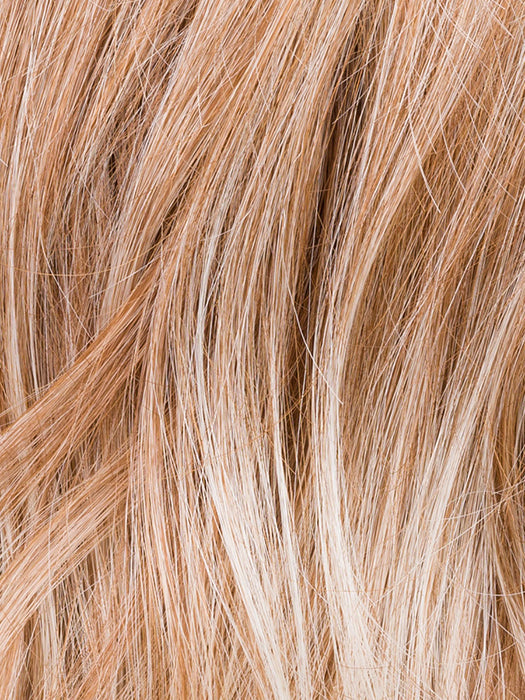 Candy Blonde Rooted 101.27.60 | Dark Strawberry Blonde Tipped with Pearl Platinum & Pearl White with Dark Shaded Roots