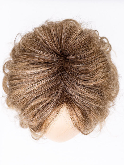 Champagne Rooted 24.14.20 | Lightest Ash Blonde, Medium Ash Blonde, and Light Strawberry Blonde blend with Dark Shaded Roots