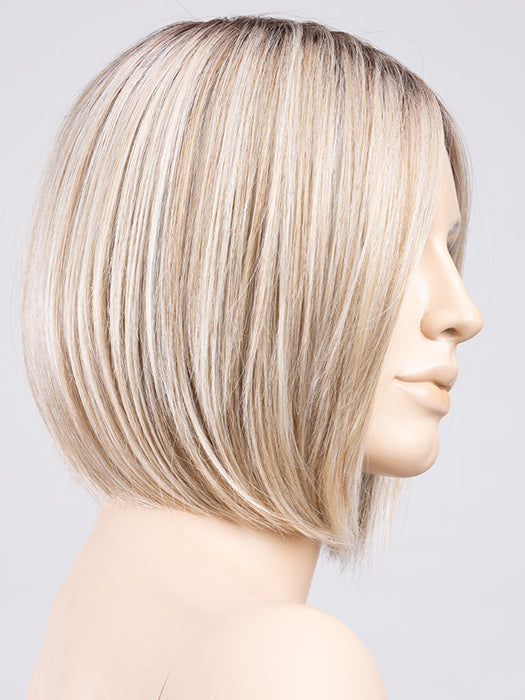 Ivory Blonde Shaded 101.20.25 | Pearl Platinum And Medium Ash Brown With Winter White Blend And Shaded Roots