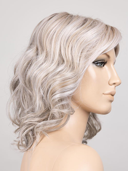 Silver Blonde Rooted 60.23 | Pearl White And Lightest Pale Blonde Blend With Shaded Roots
