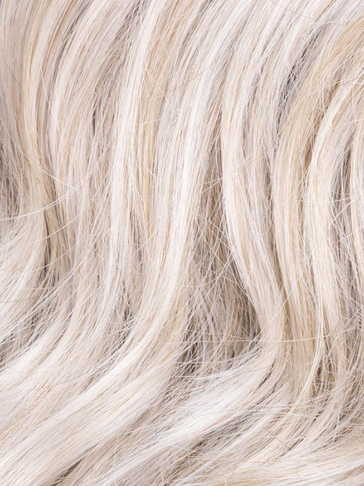 Silver Blonde Rooted 60.23 | Pearl White And Lightest Pale Blonde Blend With Shaded Roots