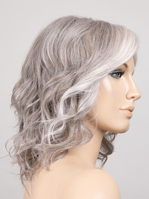 Snow Mix 60.56.58 | Pearl White, Lightest Blonde, And Black/Dark Brown With Grey Blend
