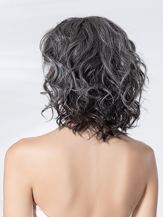 Salt/Pepper Mix 51.44.39 | Black/Dark Brown, Darkest Brown, And Lightest Brown With Grey Blend