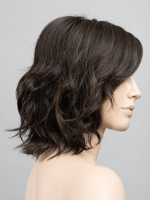 Coffee Brown Rooted 6.8.4 | Dark Brown And Medium Brown With Darkest Brown Blend And Shaded Roots