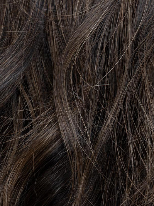 Coffee Brown Rooted 6.8.4 | Dark Brown And Medium Brown With Darkest Brown Blend And Shaded Roots