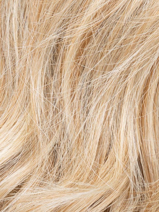Sahara Beige Rooted 26.20.25 | Light Golden Blonde, Light Strawberry Blonde, And Lightest Golden Blonde Blend With Shaded Roots