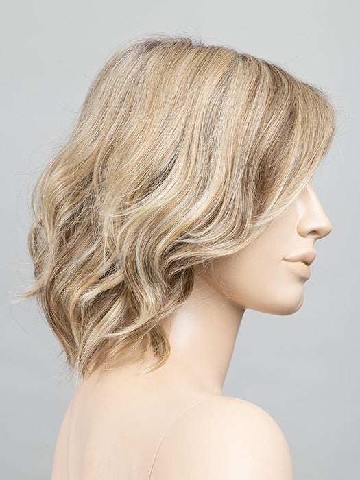 Sandy Blonde Rooted 16.22.20 | Medium Blonde, Light Neutral Blonde, And Light Strawberry Blonde Blend With Shaded Roots