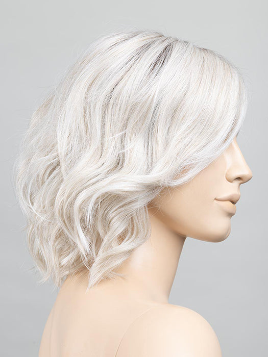 Silver Blonde Rooted 60.15 | Pearl White And Light Ash Blonde With Shaded Roots