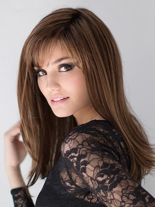 Carrie in Chocolate Mix 830.6 | Medium to Dark Brown base with Light Reddish Brown Highlights