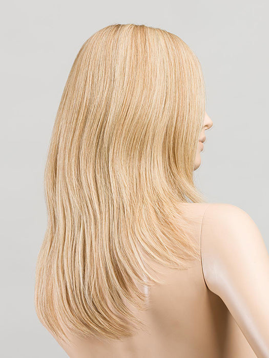 Sandy Blonde Rooted 16.22.20 | Medium Blonde, Light Neutral Blonde, And Light Strawberry Blonde Blend With Shaded Roots
