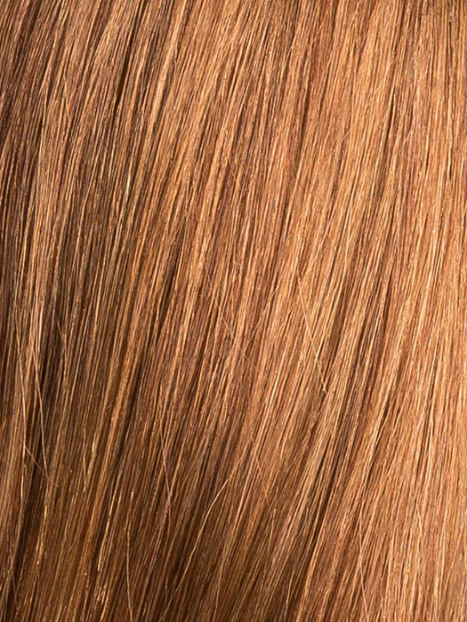 Mocca Rooted 830.12.27 | Medium Brown Blended with Light Auburn, Lightest Brown, and Dark Strawberry Blonde Blend with Shaded Roots