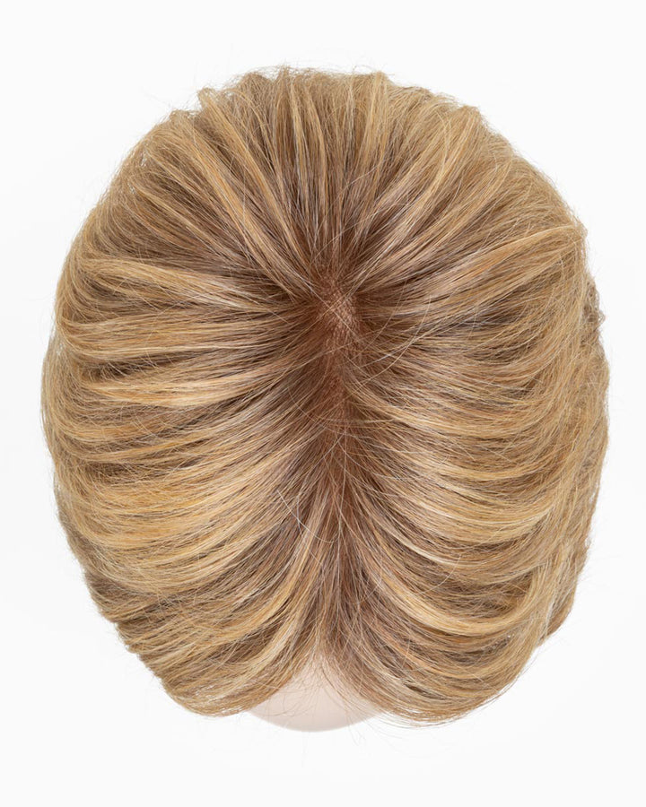 Light Bernstein Rooted 20.26.27 | Light Golden Blonde, Light Strawberry Blonde And Dark Strawberry Blonde Blend With Shaded Roots