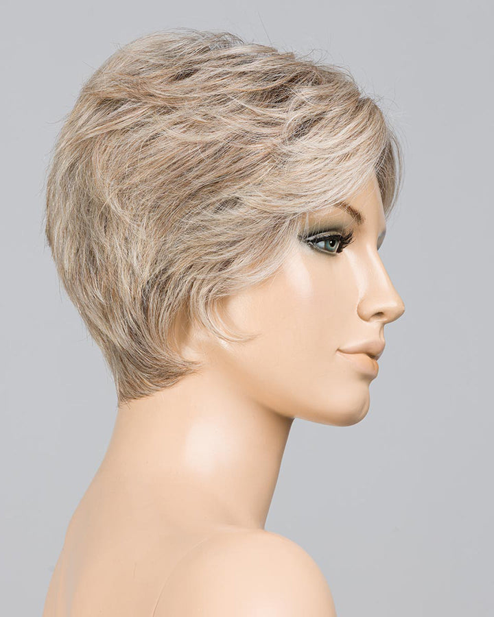 Pearl Rooted 101.49.48 | Pearl Platinum With Medium Ash Blonde And Lightest Brown With Grey Blend And Shaded Roots