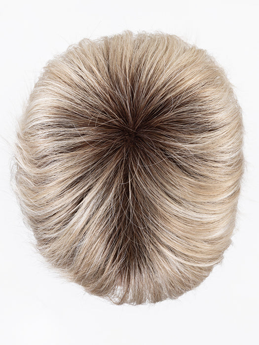 Light Champagne Rooted 23.24.16 | Lightest Pale Blonde And Lightest Ash Blonde With Medium Blonde Blend With Shaded Roots