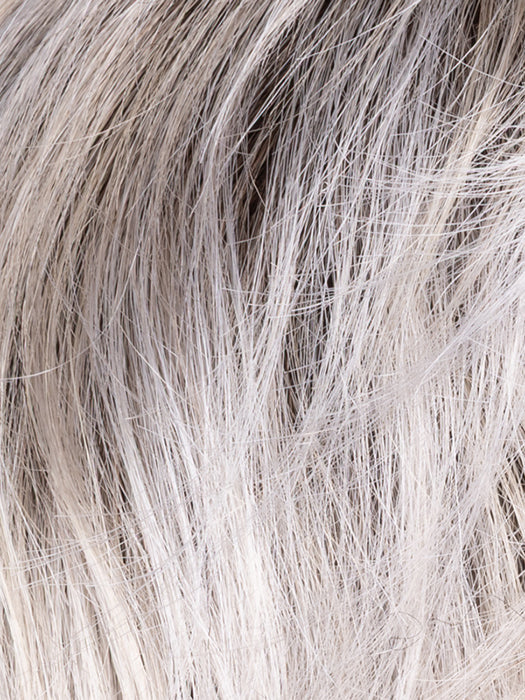 Silver Blonde Rooted 60.1001.24 | Pearl White And Winter White With Lightest Ash Blonde Blend And Shaded Roots