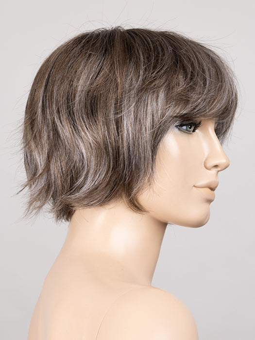 Smoke Frosted 38.36.60 | Light Brown And Medium Brown With Pearl White And Grey Blend With A Soft Matte Finish