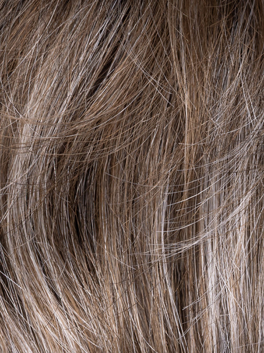 Smoke Frosted 38.36.60 | Light Brown And Medium Brown With Pearl White And Grey Blend With A Soft Matte Finish