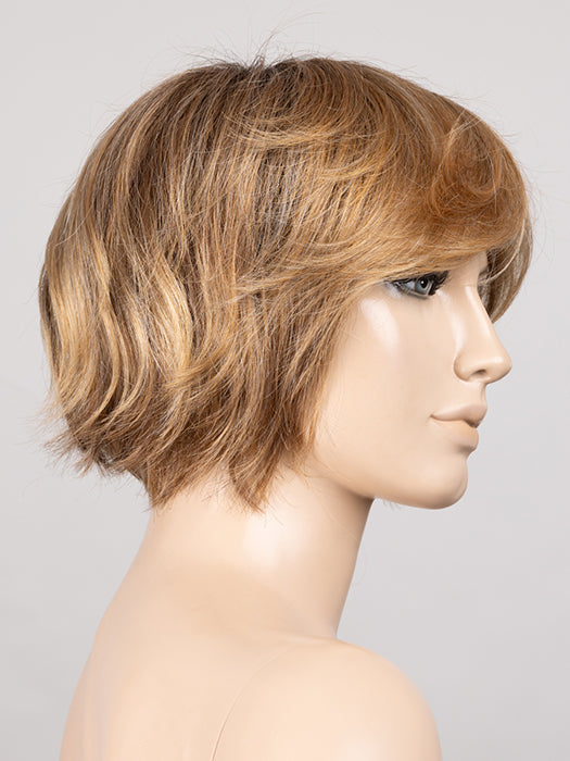 Toffee Blonde Rooted 27.31.20 | Dark Strawberry Blonde With Light Reddish Auburn And Light Strawberry Blonde Blend With Shaded Roots