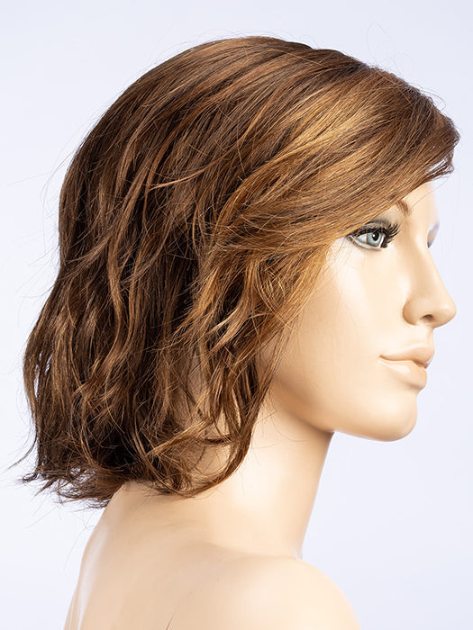 Chocolate Lighted 830.27 | Medium Brown Blended With Light Auburn And Dark Strawberry Blonde With Highlights Throughout And Concentrated in The Front