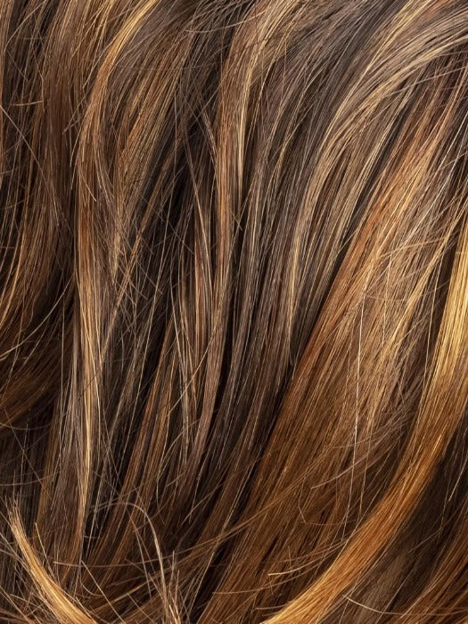 Hazelnut Rooted 8.28.30 | Medium Brown And Ligth Copper Red With Light Auburn Blend And Shaded Roots