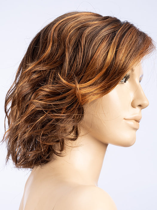 Hazelnut Rooted 8.28.30 | Medium Brown and Light Copper Red with Light Auburn Blend and Shaded Roots