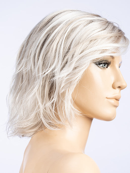Silver Blonde Rooted 60.1001.24 | Pearl White And Winter White With Lightest Ash Blonde Blend And Shaded Roots
