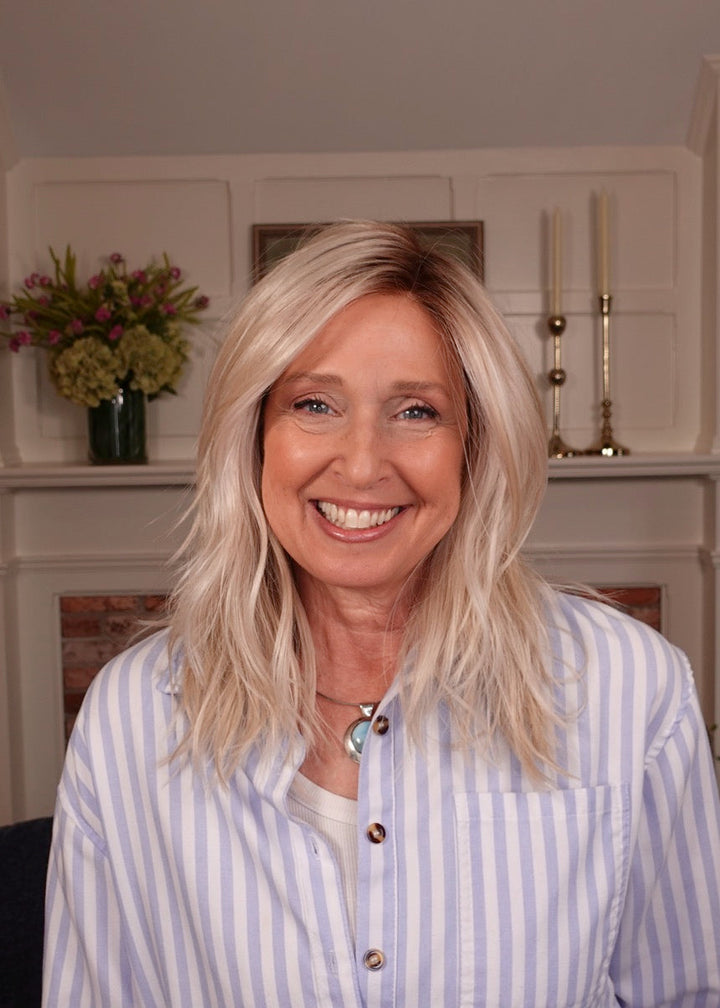 Frannie wearing Fenix in Sunlit Blonde
