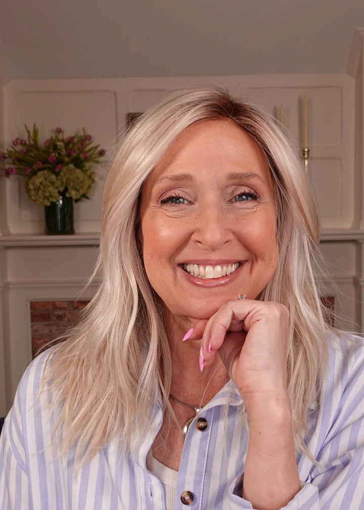Frannie wearing Fenix in Sunlit Blonde